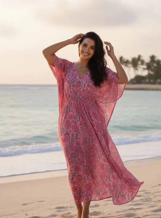Lightweight Bohemian-style beach dress